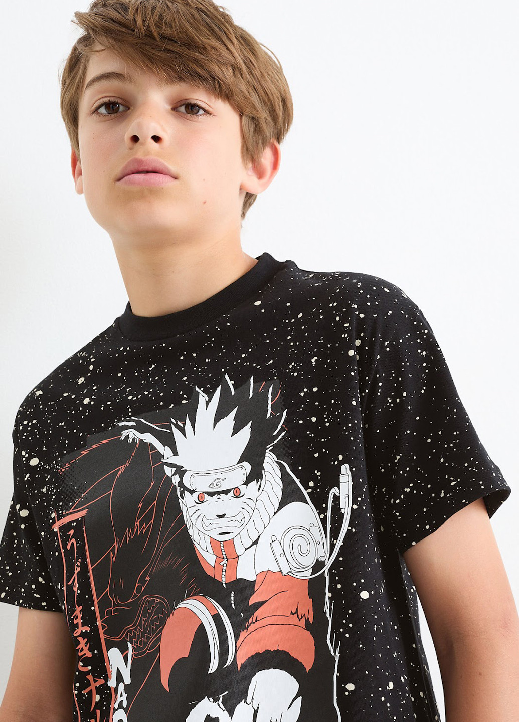 Черная летняя футболка C&A