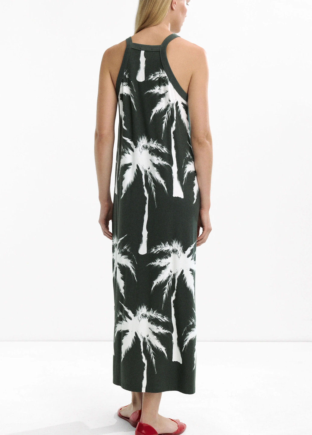 Темно-серое кэжуал платье а-силуэт Parfois с рисунком