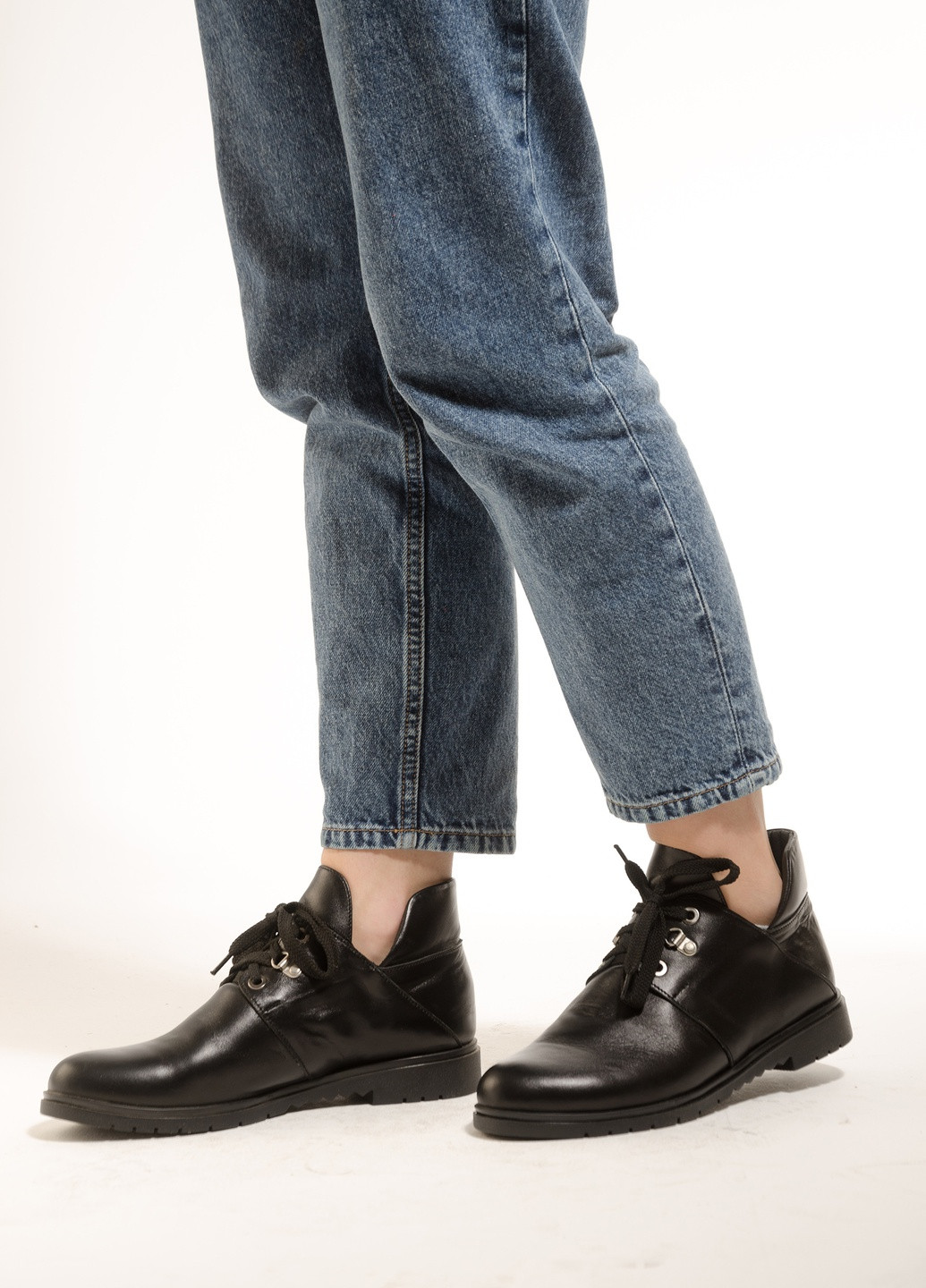 Шкіряні класичні дезерти на шнурівці INNOE ботинки (254953005)