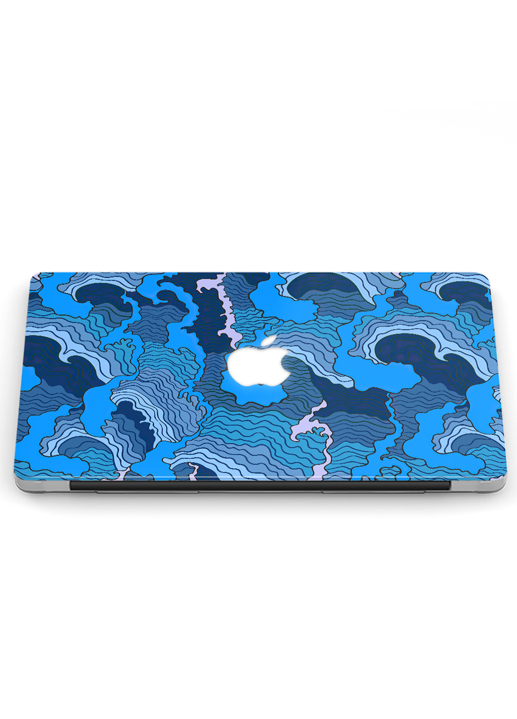 Чохол пластиковий для Apple MacBook Air 13 A1932 / A2179 / A2337 Синя текстура (Blue moving texture) (9656-2501) MobiPrint (218858438)