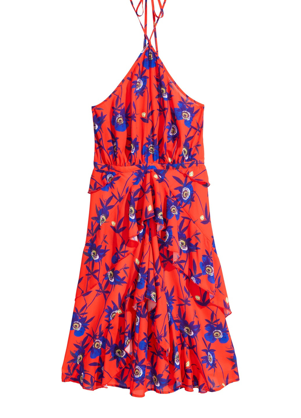 Червона кежуал сукня H&M однотонна