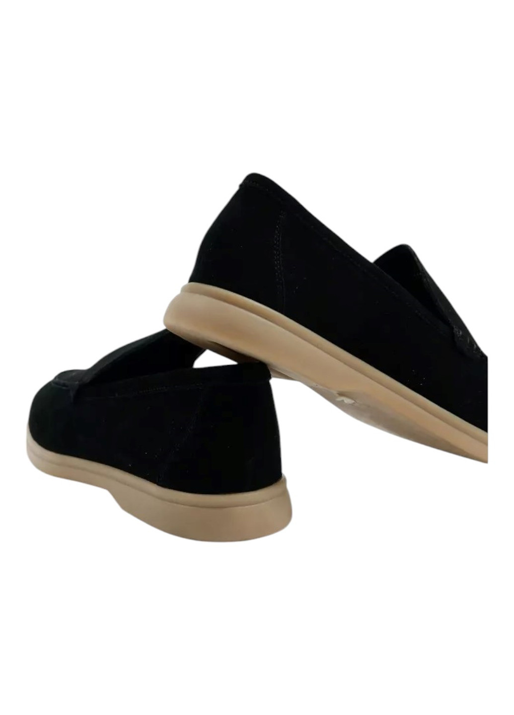 Anna Lucci Туфлі лофери чорний з натуральна замша, туреччина — демісезон (329348853)