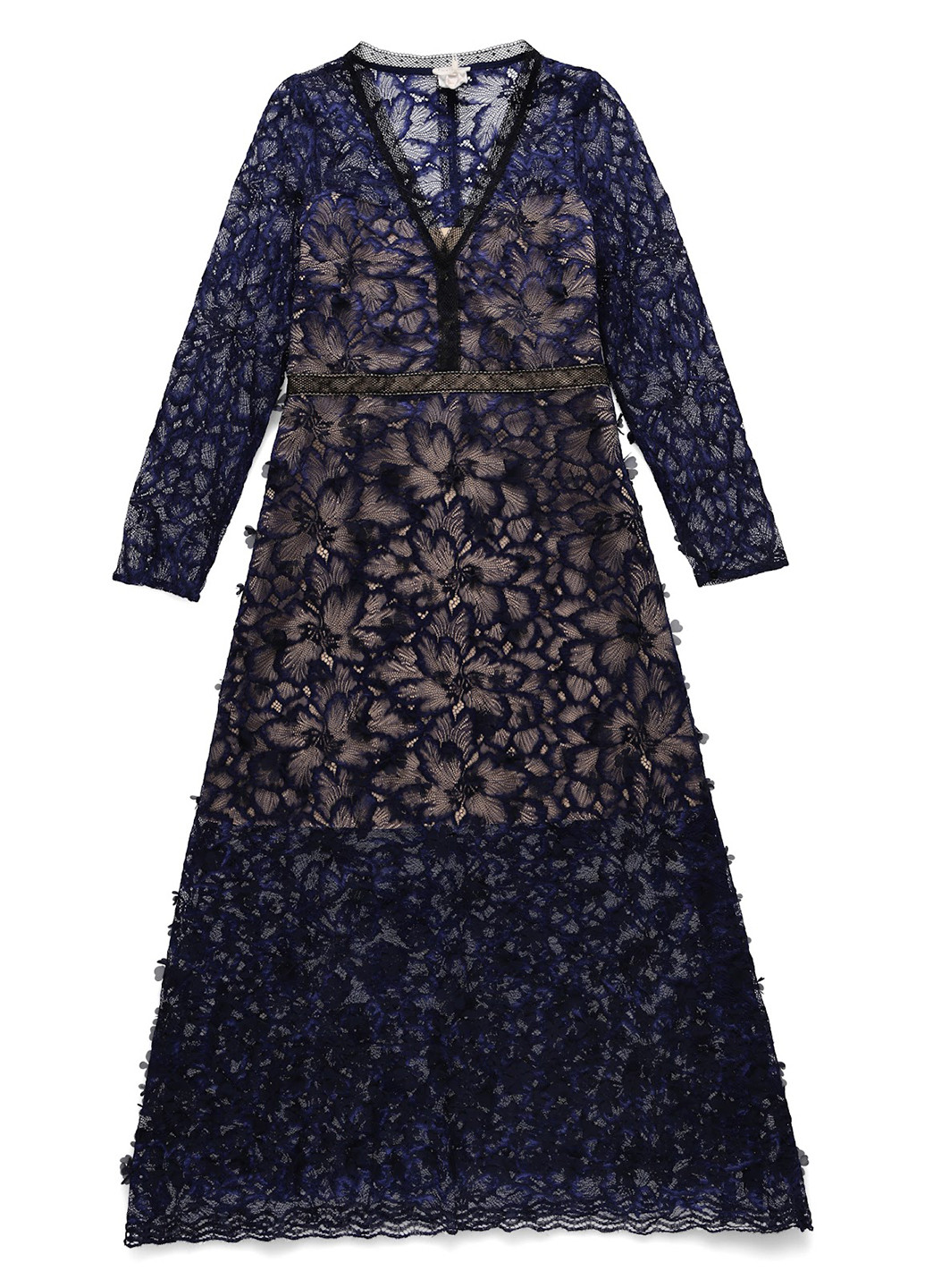 Індиго вечірня, святковий сукня кльош Foxiedox однотонна