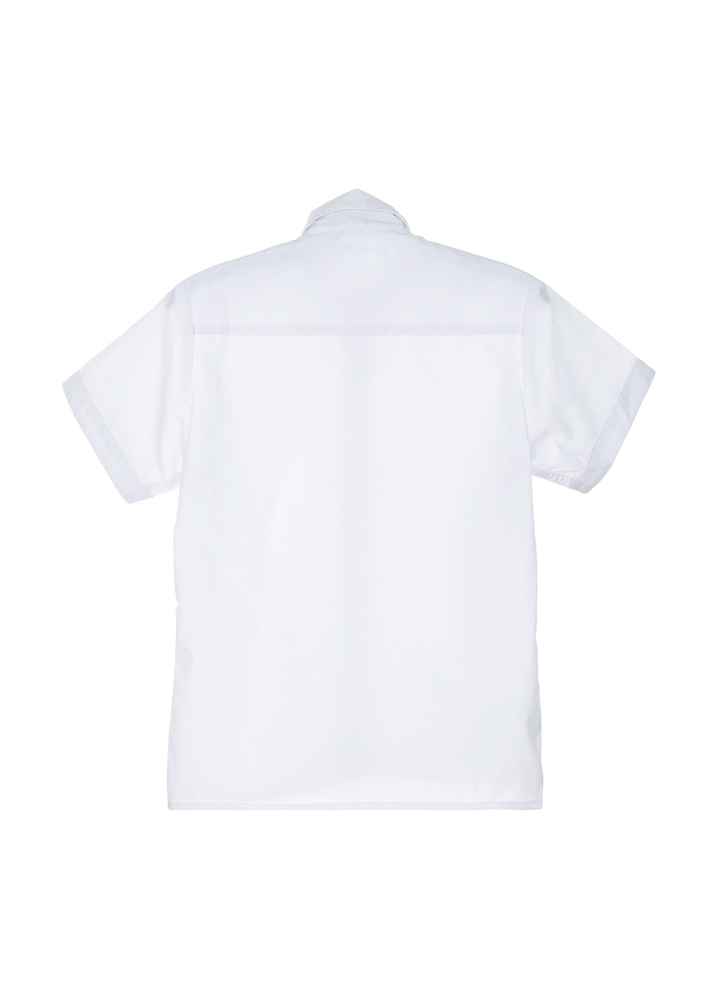 Белая кэжуал рубашка однотонная Smile Time