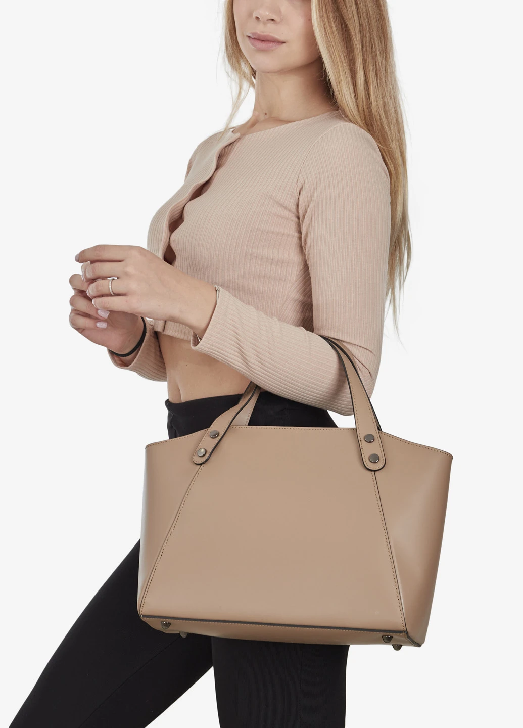 Сумка жіноча шкіряна тоут велика Tote Regina Notte (254455973)