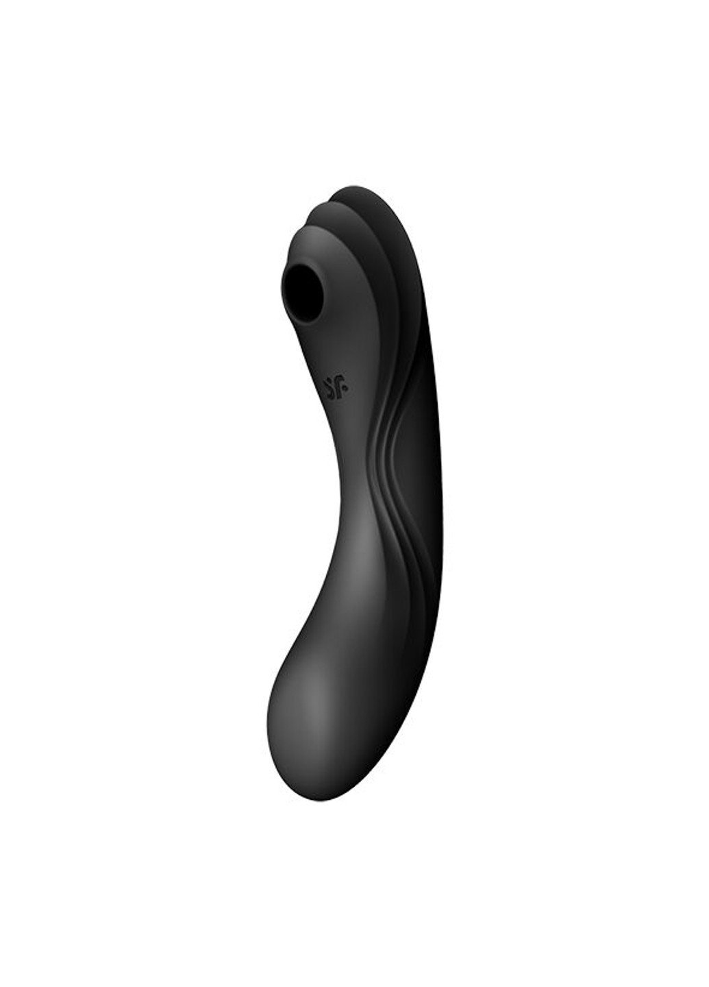 Вакуумний стимулятор з вібрацією Curvy Trinity 4 Black Satisfyer (254785282)