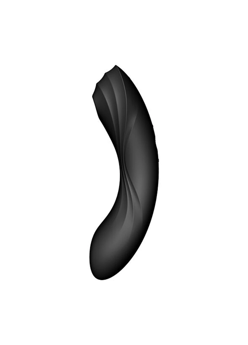 Вакуумний стимулятор з вібрацією Curvy Trinity 4 Black Satisfyer (254785282)