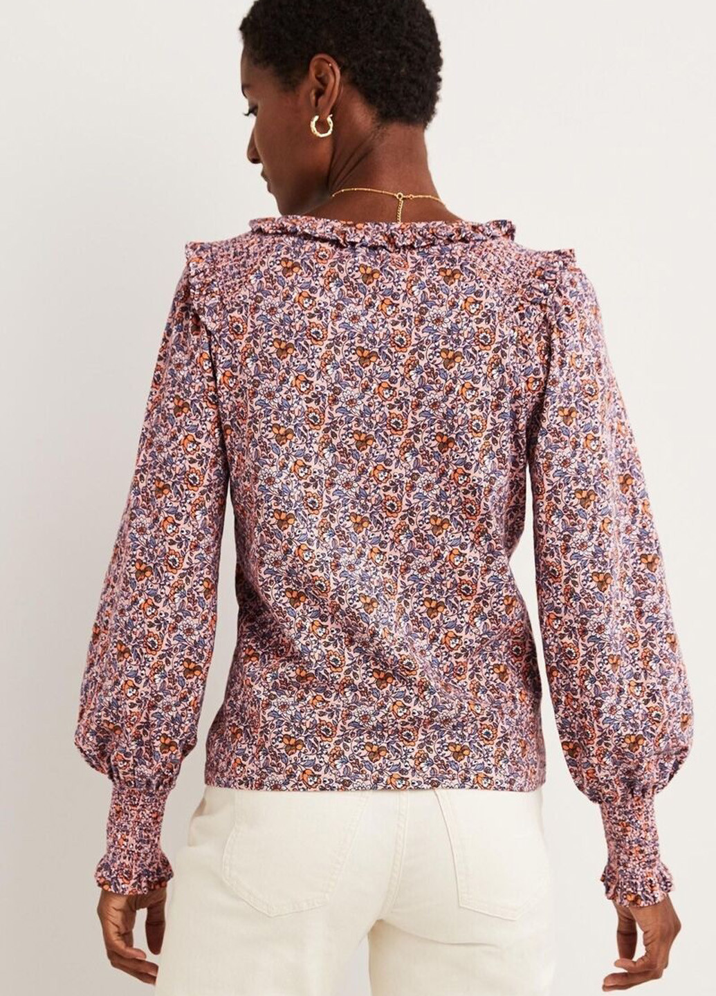 Комбинированная блуза Boden