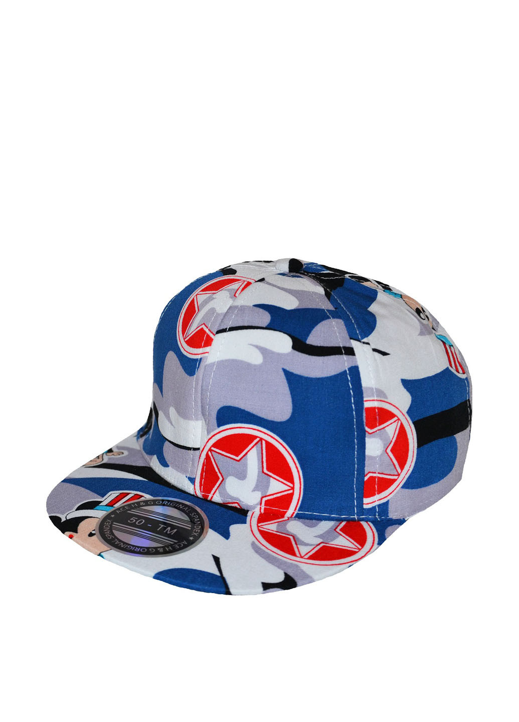 Кепка Sweet Hats абстрактная синяя кэжуал