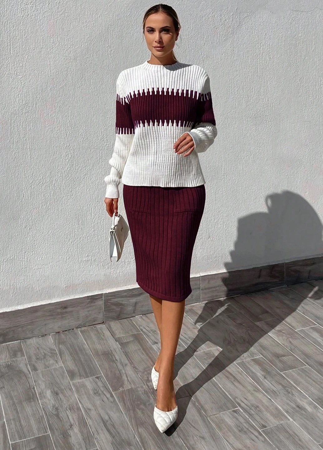 Костюм (свитер, юбка) SHEIN (311677210)