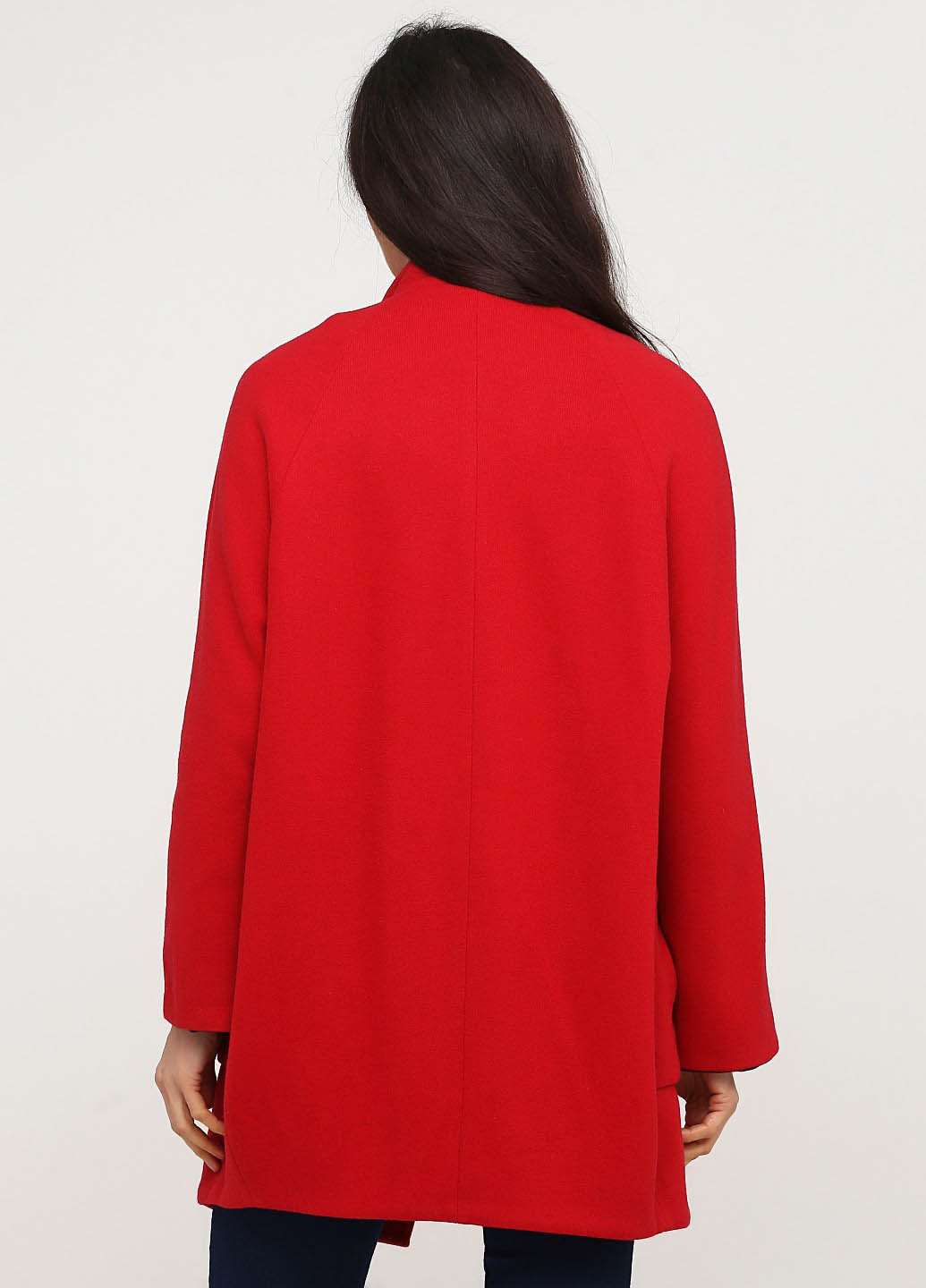 Красное демисезонное Пальто оверсайз Only