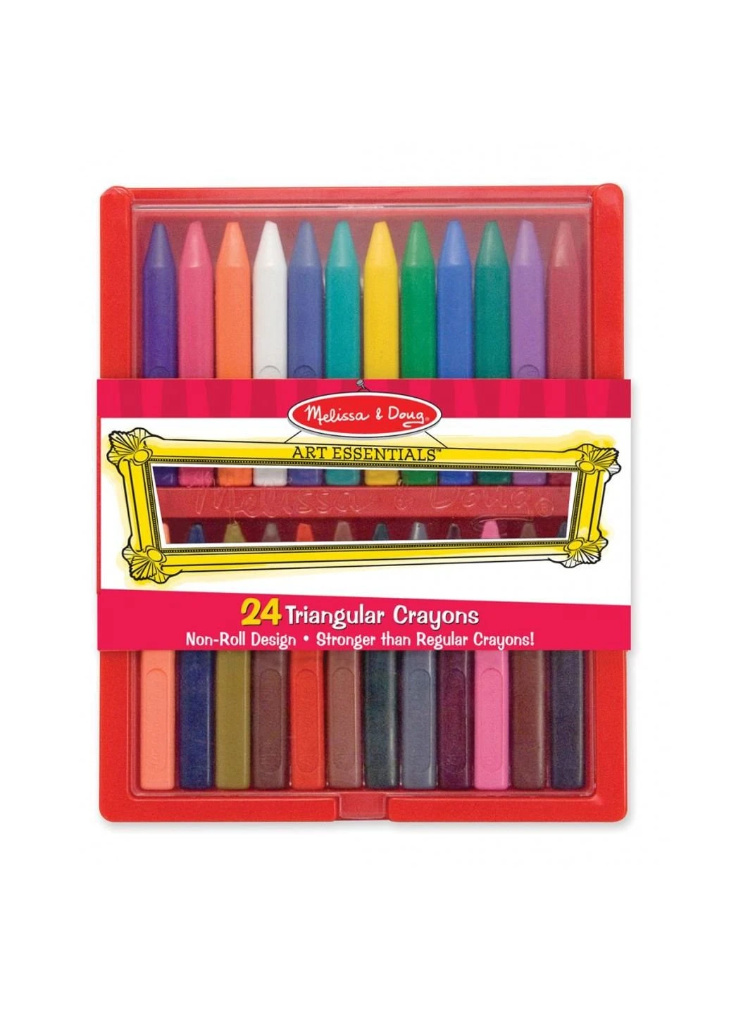 Олівці кольорові Мілки полімерні 24 кольори (MD4136) Melissa&Doug (254068282)