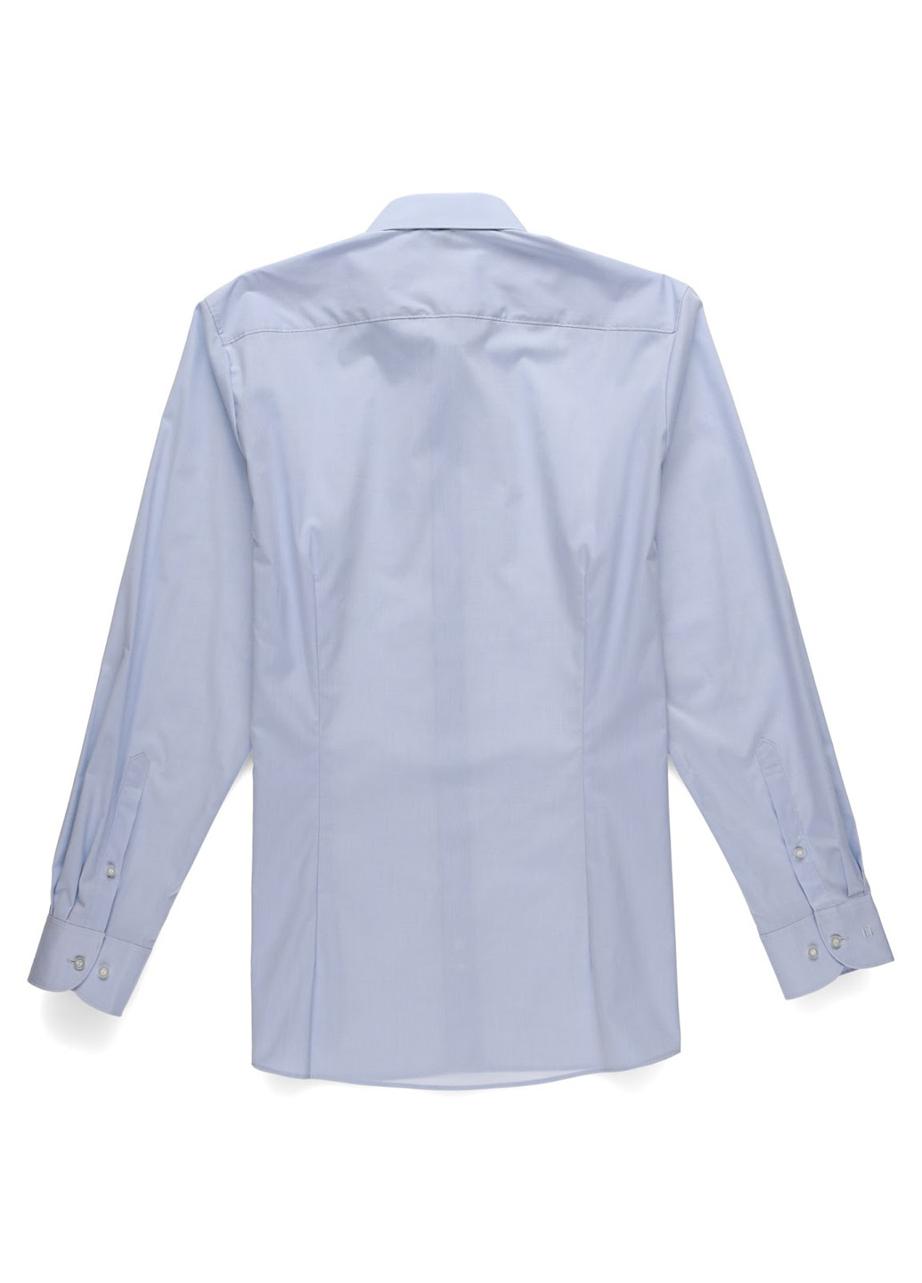 Голубой кэжуал рубашка однотонная Olymp