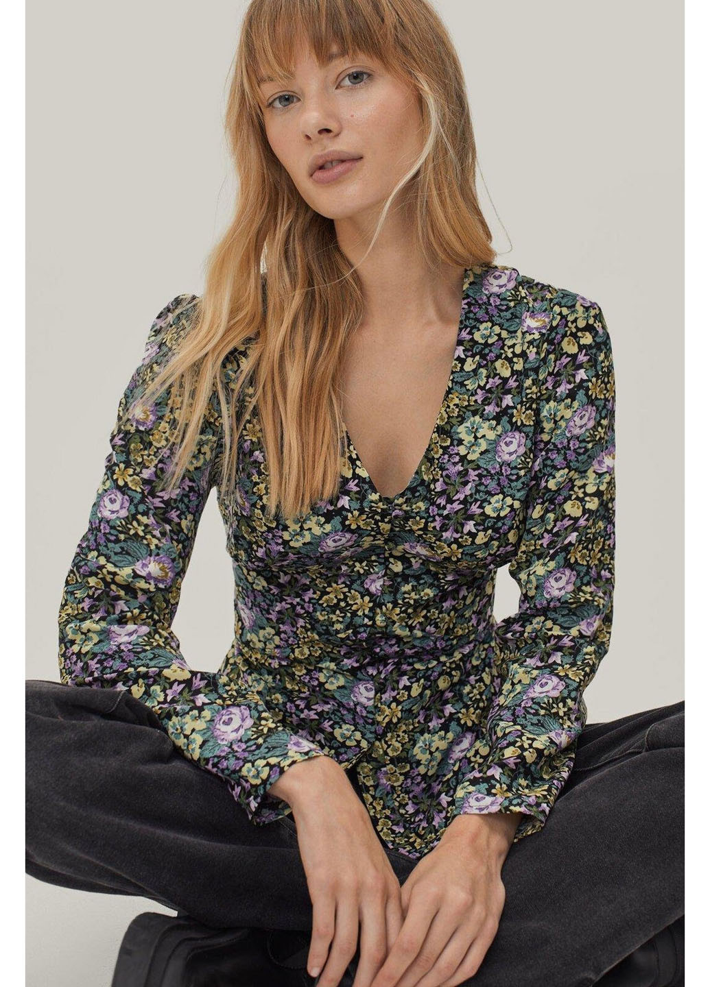 Комбинированная блуза Nasty Gal