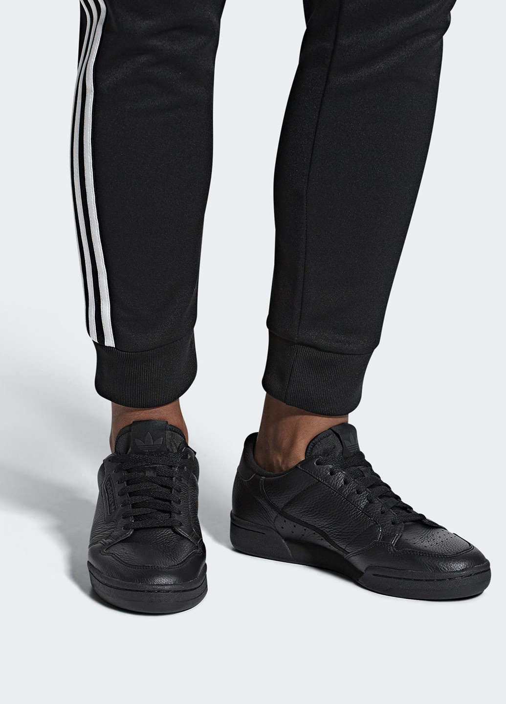 Черные всесезонные кроссовки adidas Continental 80