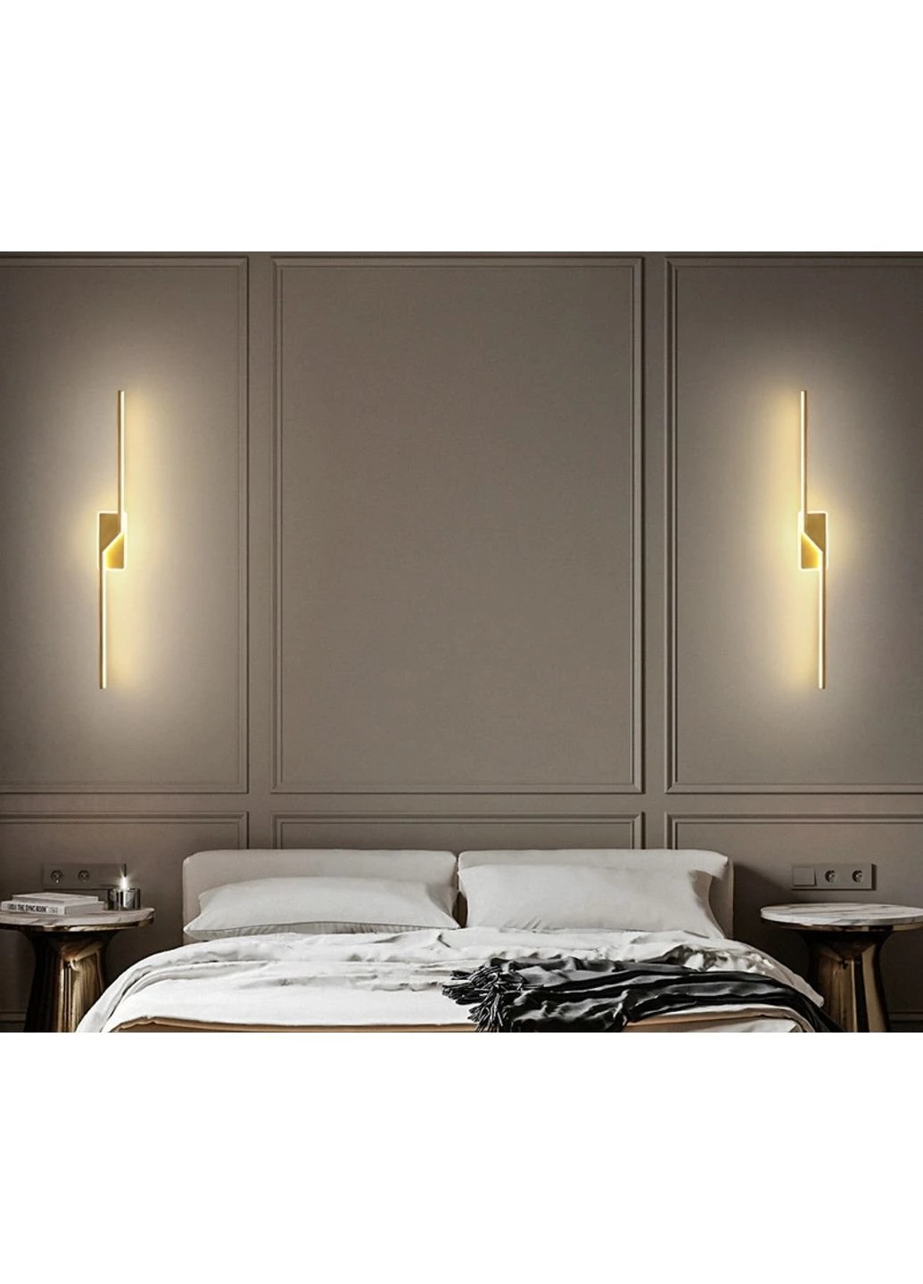 Бра настенное LED NO1-600-gd-k Золото 60х7х7 см. Sunnysky (253626368)