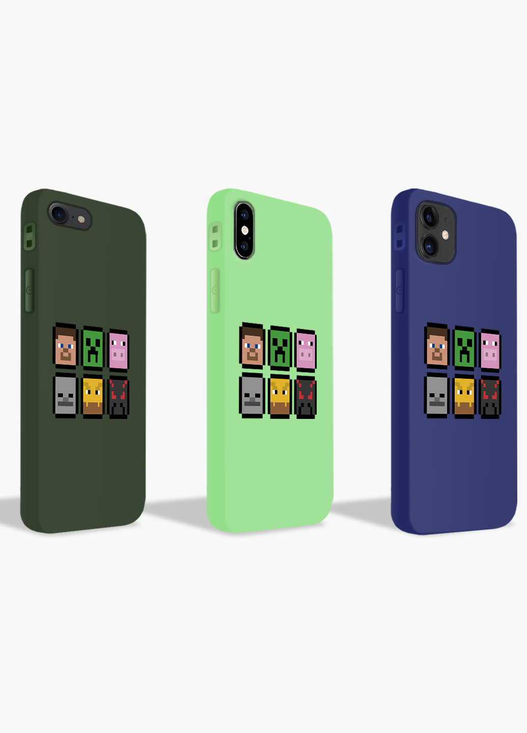 Чехол силиконовый Apple Iphone Xs Max Майнкрафт (Minecraft) (8226-1173) MobiPrint (219348239)