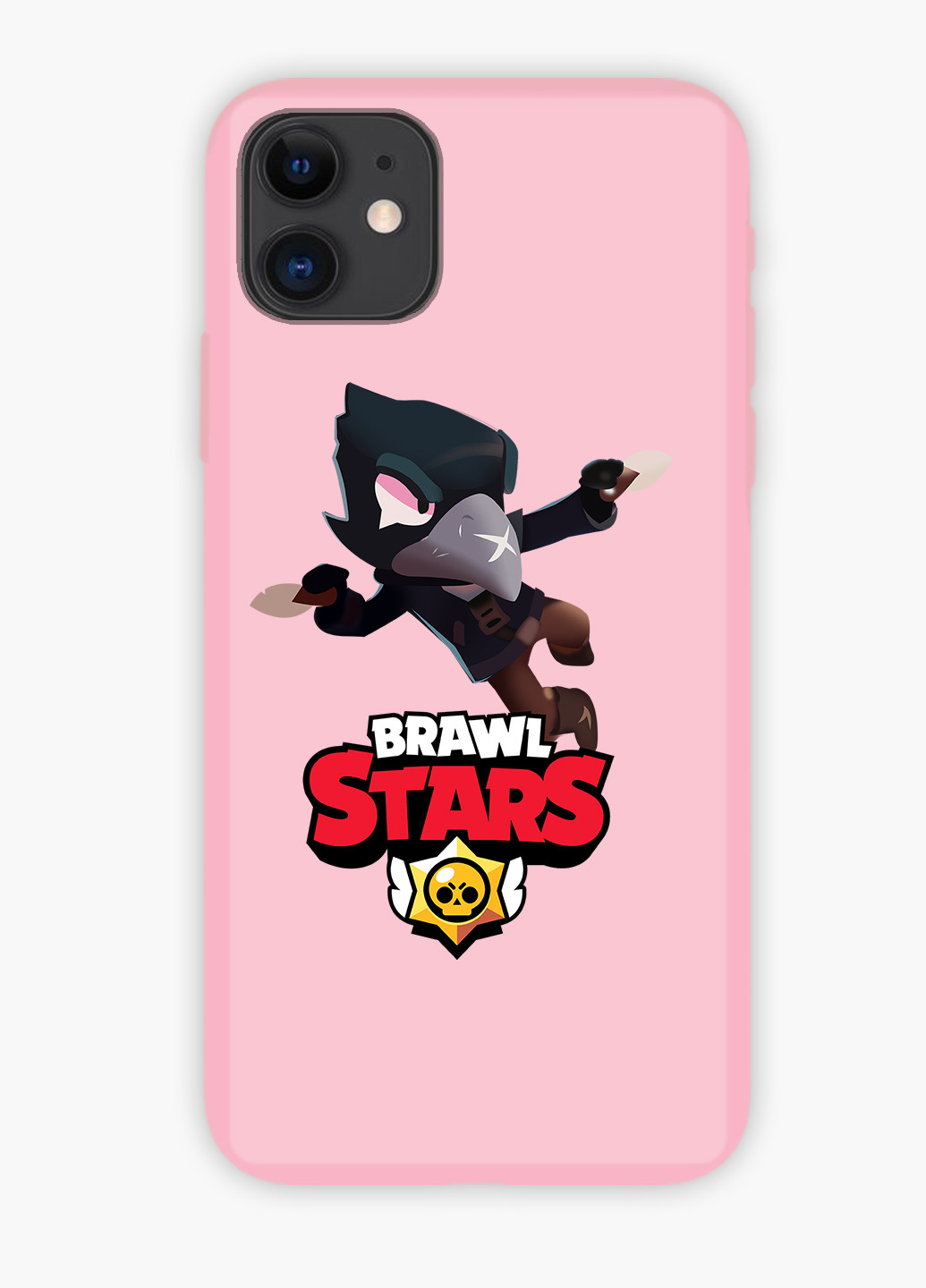 Чехол силиконовый Apple Iphone 8 plus Ворон Бравл Старс (Crow Brawl Stars) (6154-1023) MobiPrint (219283694)