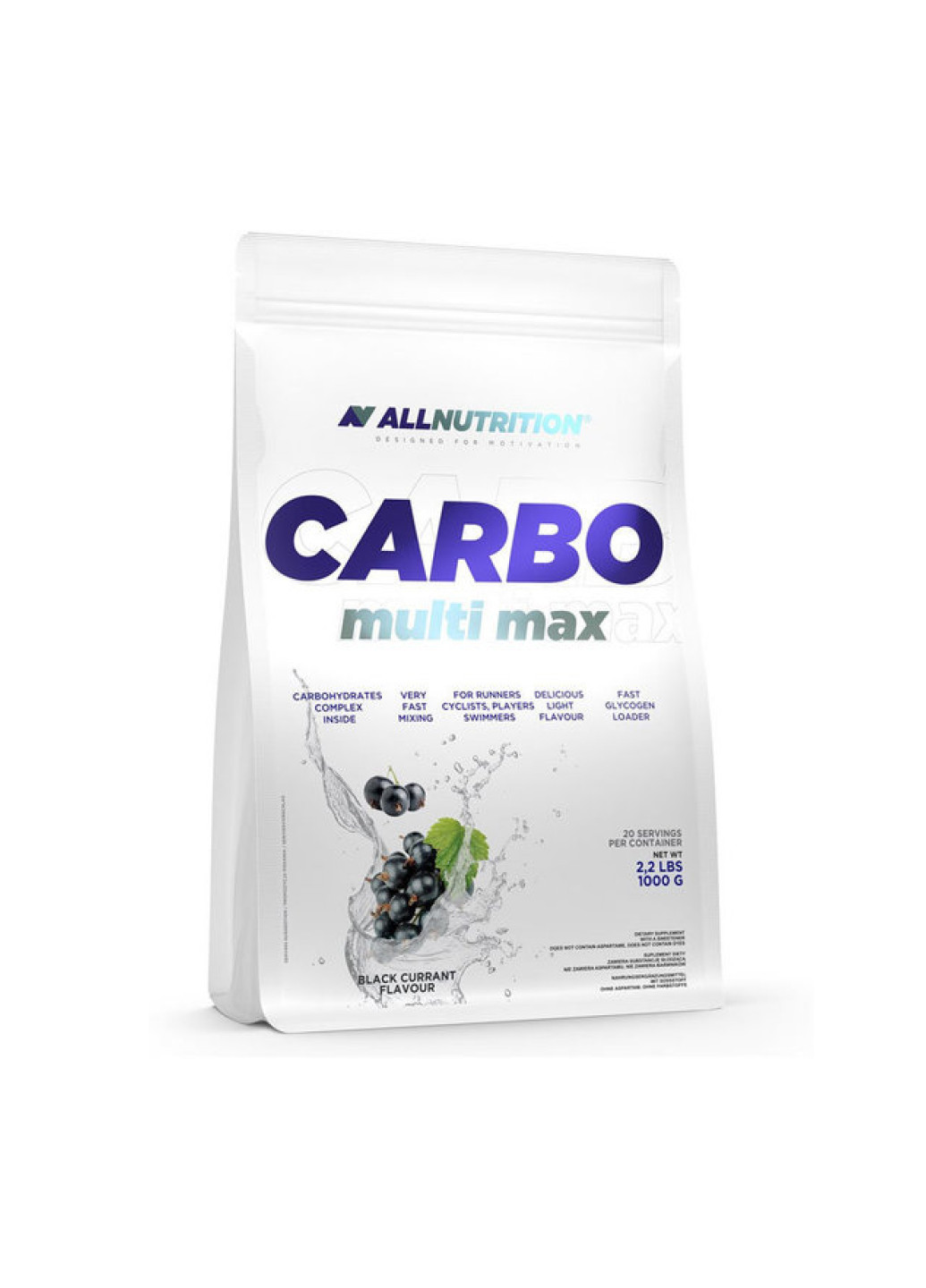 Гейнер для набора массы All Nutrition Carbo Multi max - 1000g Blackcurant Allnutrition (253540428)