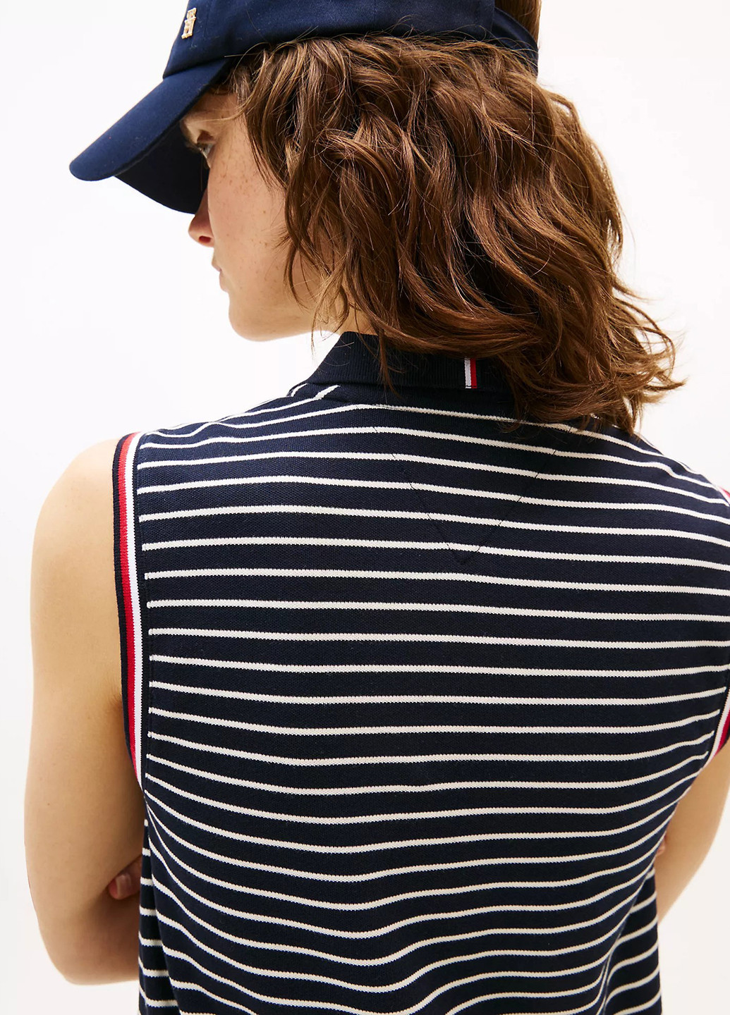 Синя кежуал сукня поло Tommy Hilfiger в смужку