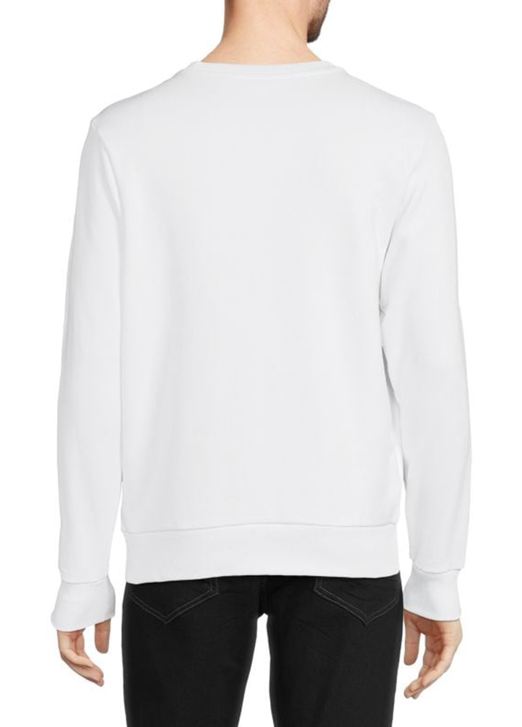 Белый свитшот Diesel логотип без декора (263205462)