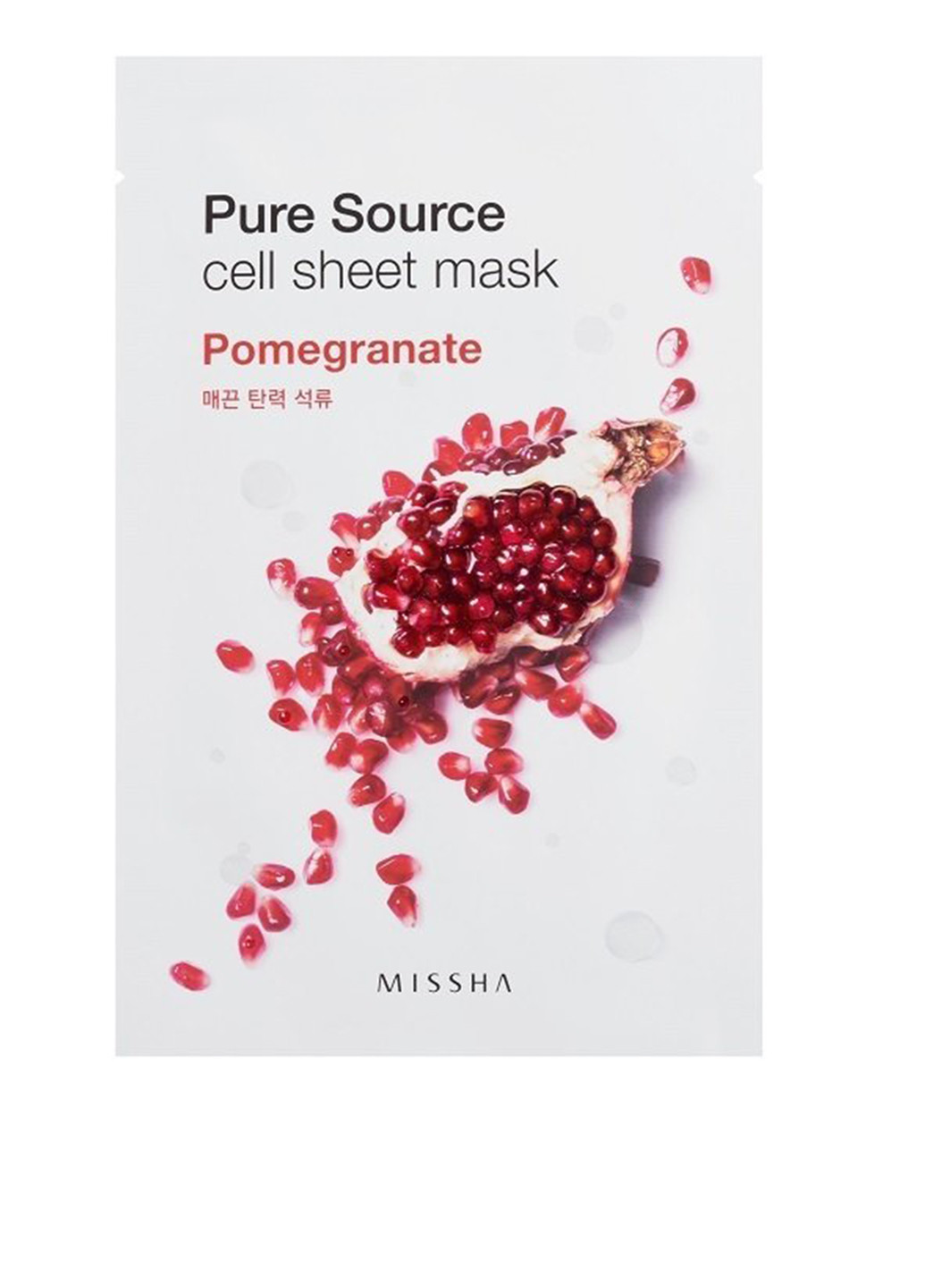 Маска зволожуюча тканинна Pomegranate, 21 г MISSHA (126348402)