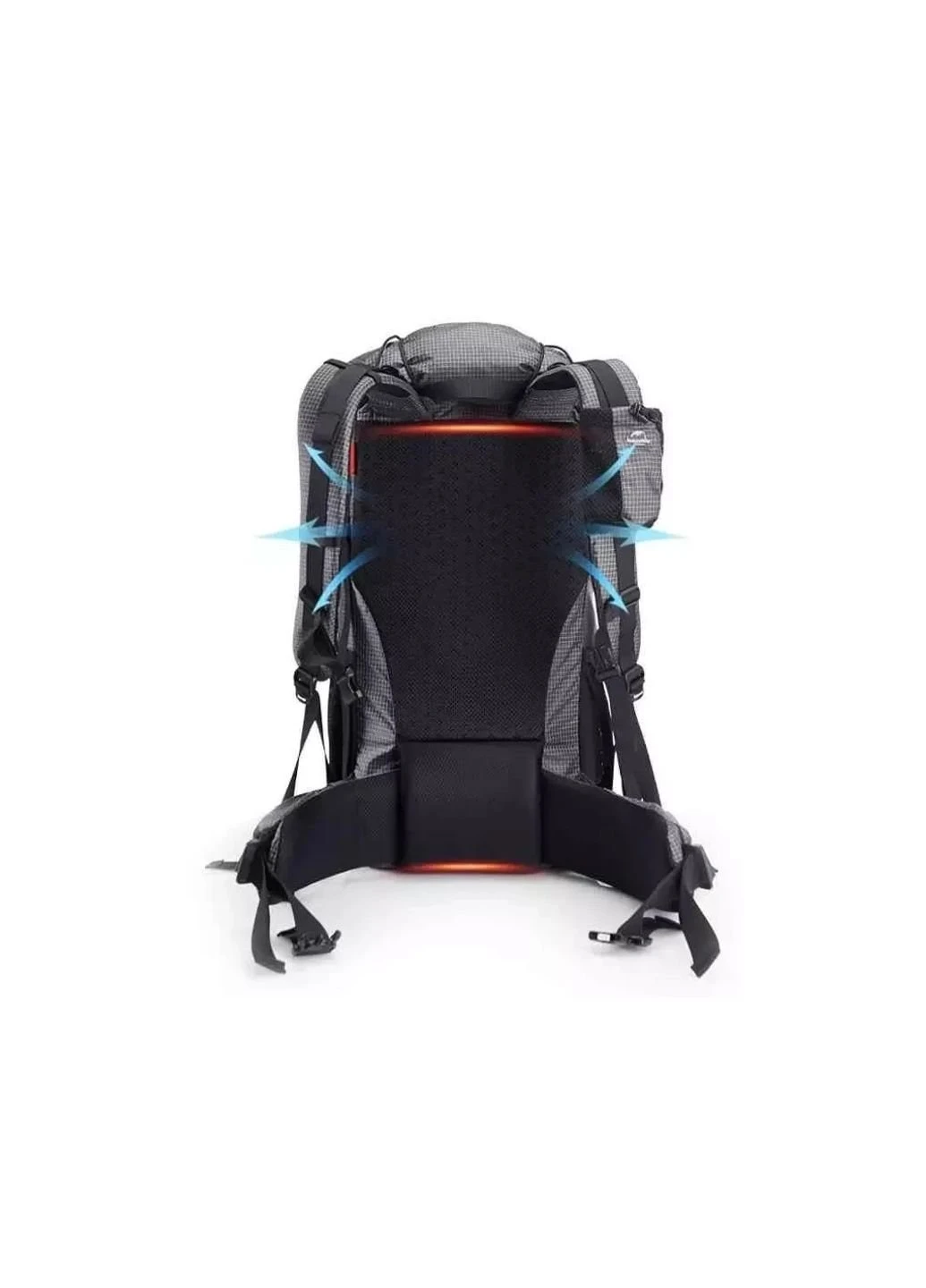 Рюкзак Naturehike Rock NH20BB113 40+5 л Black (6927595765401) Power (252406585)