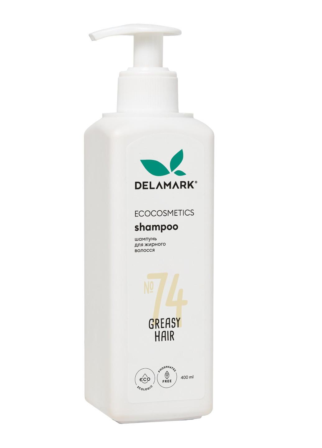 Шампунь для жирных волос 400 мл (4820152331205) DeLaMark (255288252)