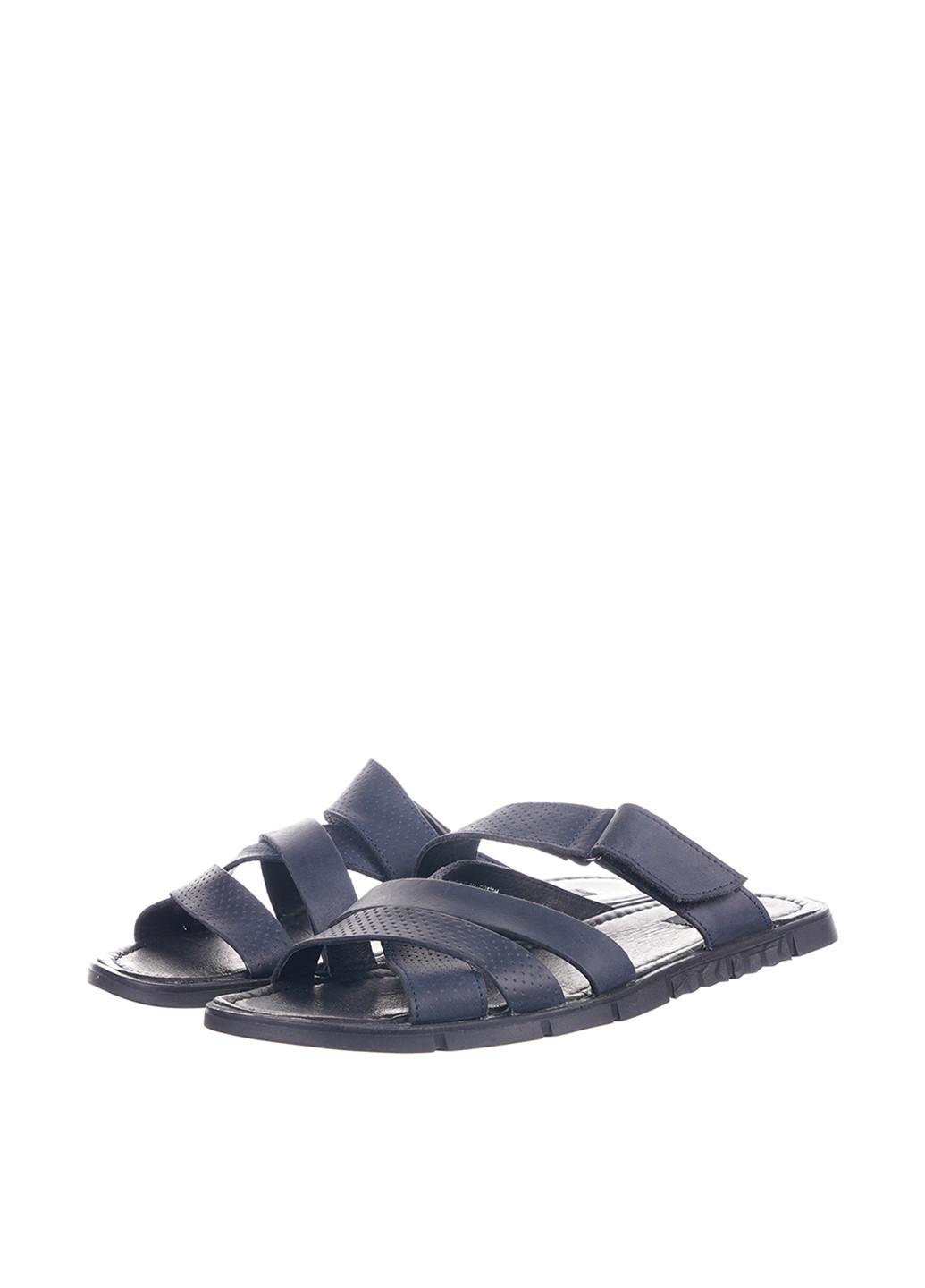 Темно-синие кэжуал шлепанцы Luciano Carvari