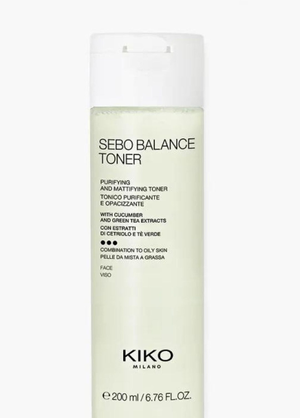 Тонер для обличчя Sebo Balance Toner Kiko Milano (253645063)