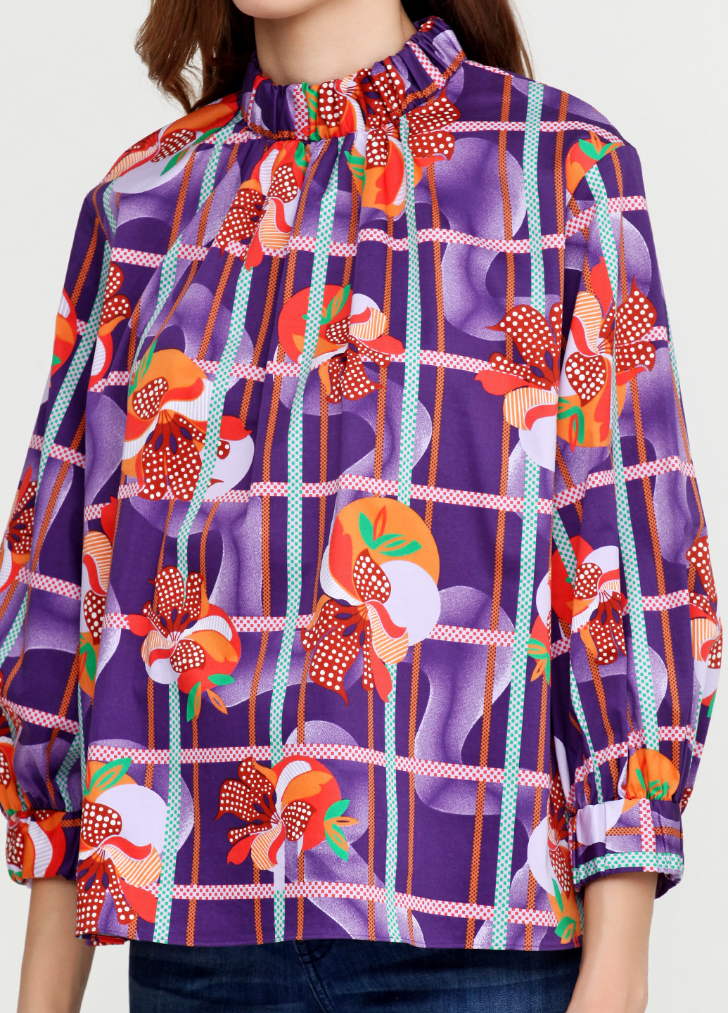 Фиолетовая демисезонная блуза & Other Stories