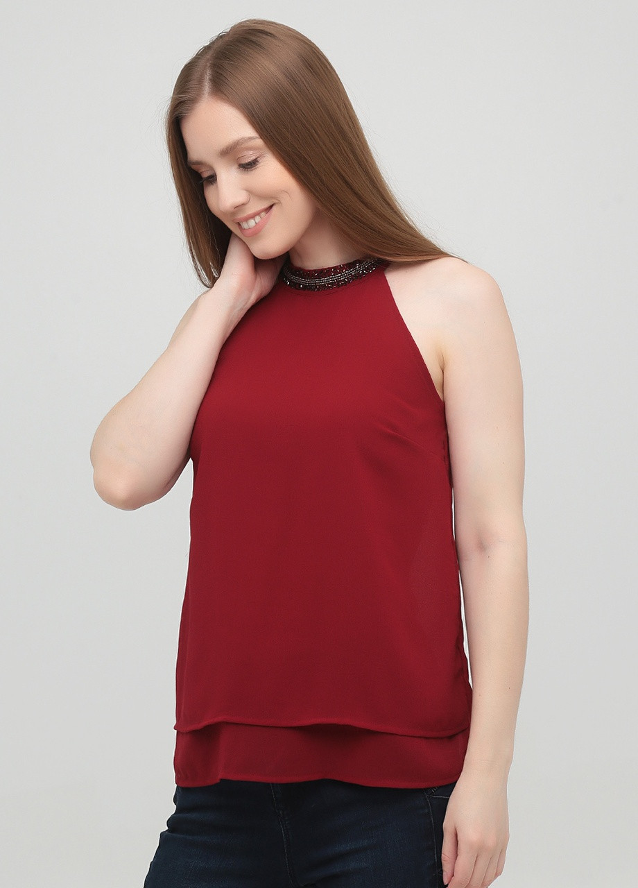 Бордовая блуза Jennyfer