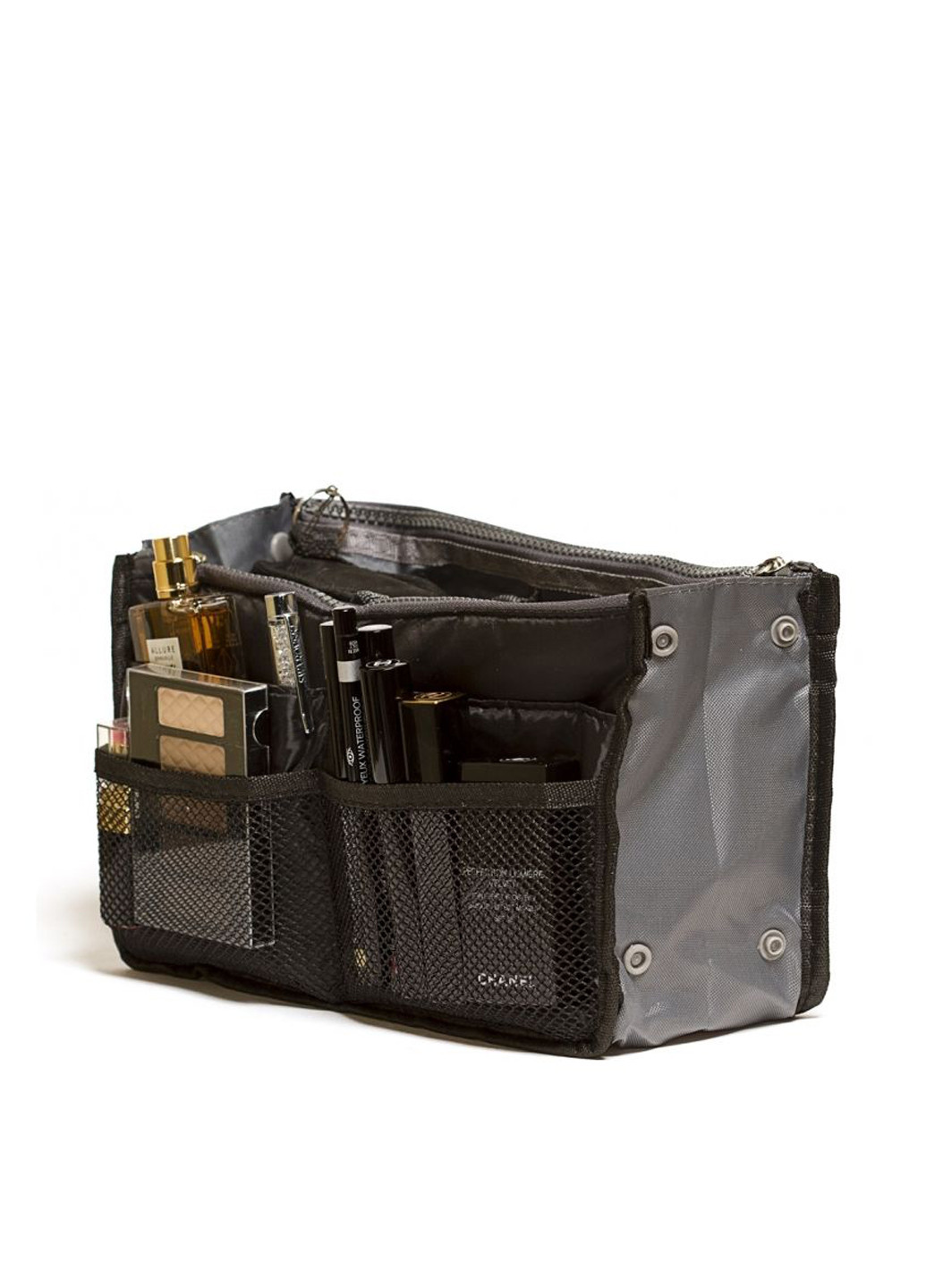Косметичка Bag in bag maxi Black, 28х17x8,5 см Forus (18162726)