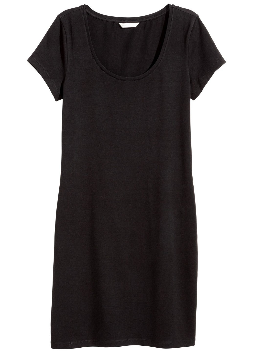 Черное кэжуал платье H&M однотонное