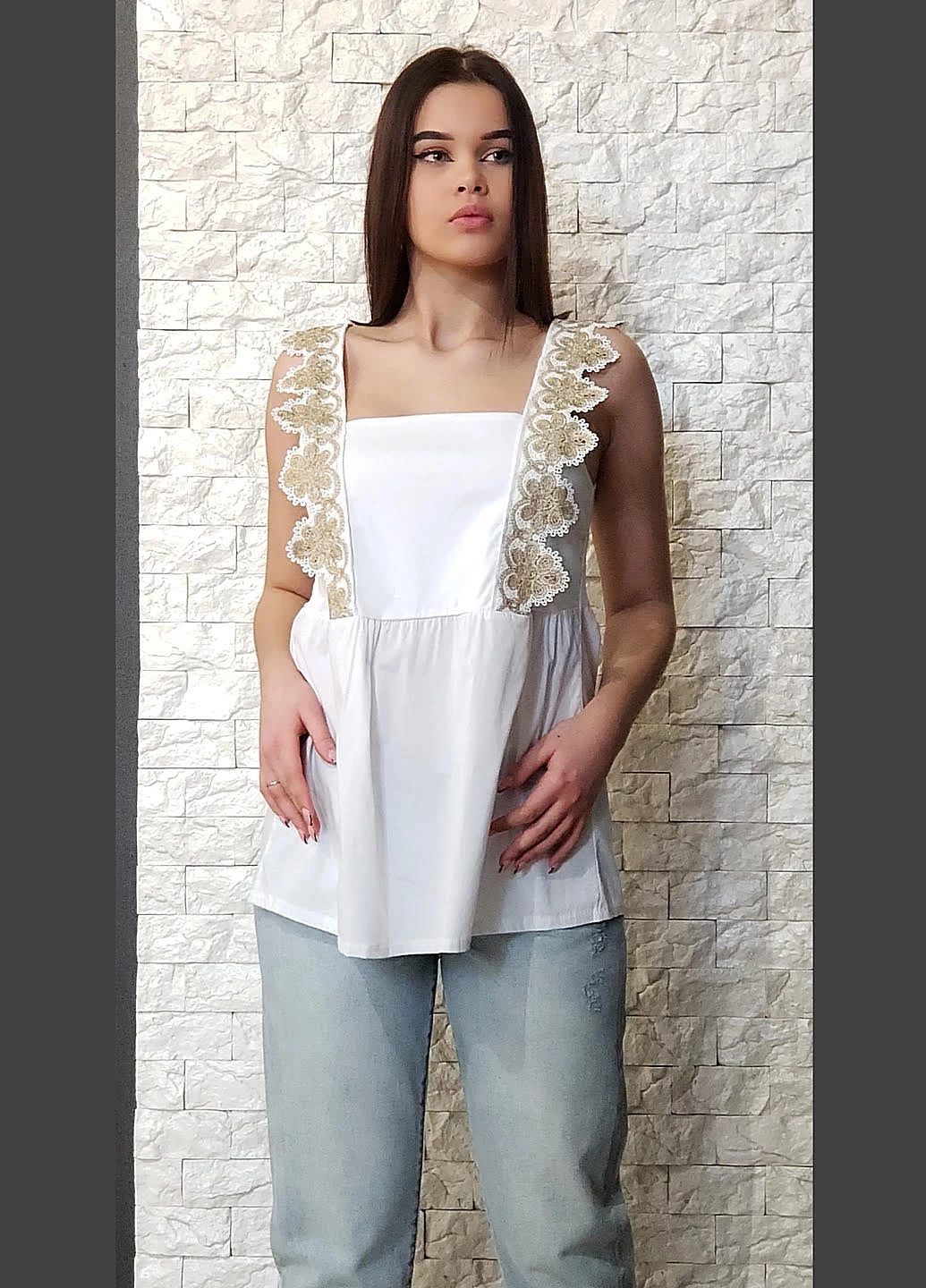 Біла блуза Miho's