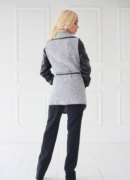 Комбинированное Кэжуал пальто Zaferi однотонное