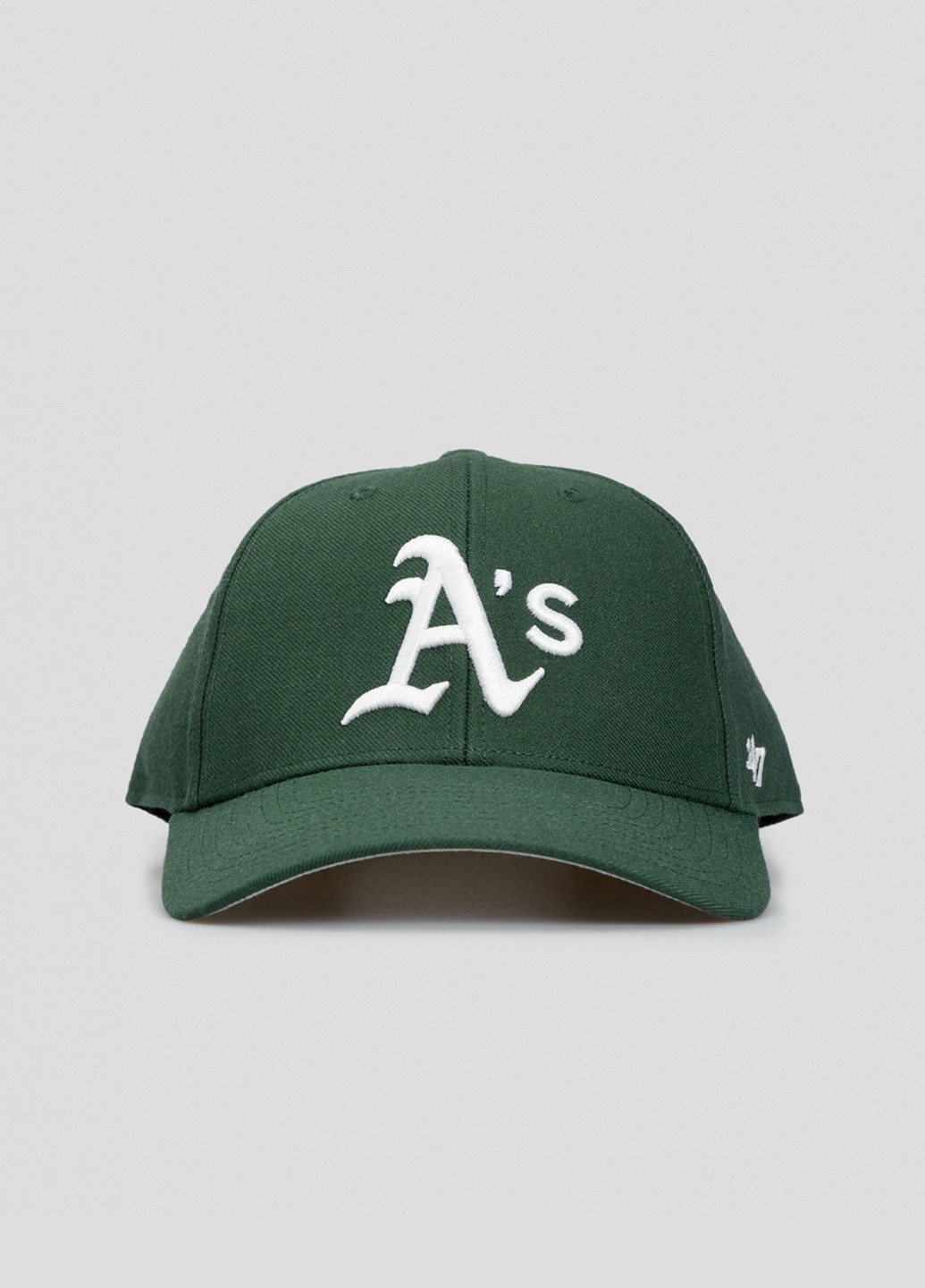 Зеленая кепка Oakland Athletcis 47 Brand (255240909)