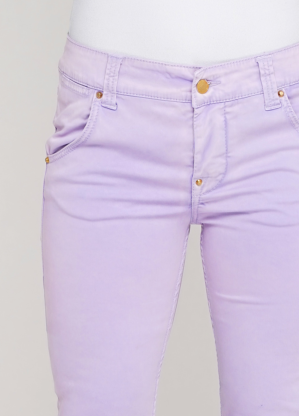 Фиолетовые кэжуал демисезонные зауженные брюки Cycle