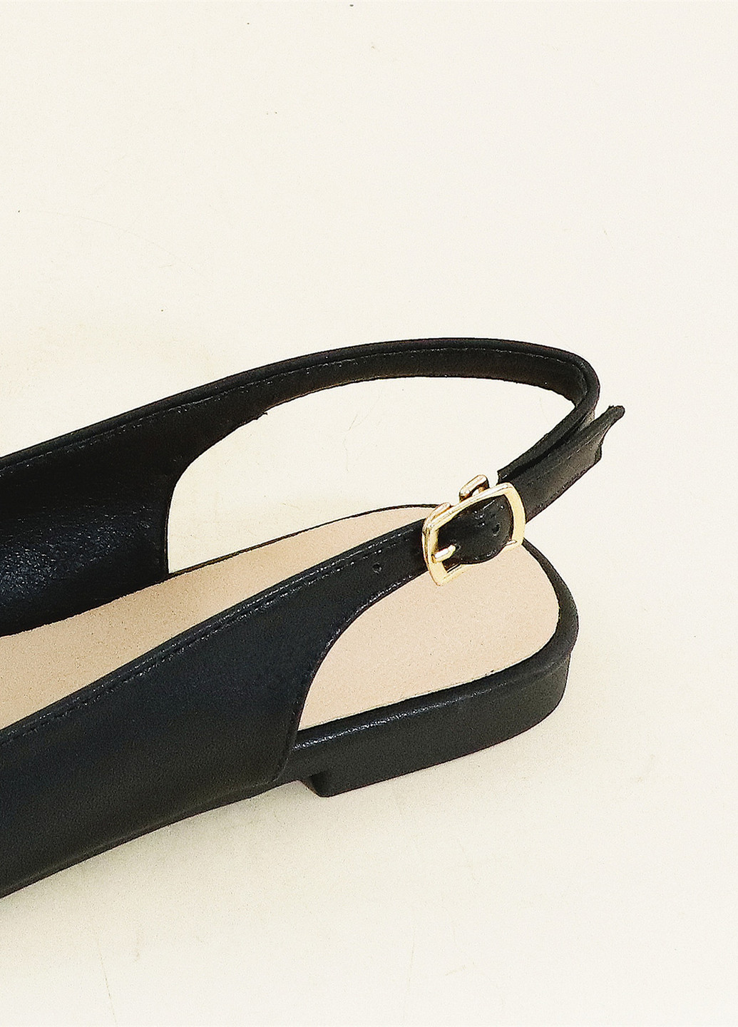 SHEIN Туфли слингбеки черный з искусственная кожа, полиуретан, китай — демисезон (338194196)