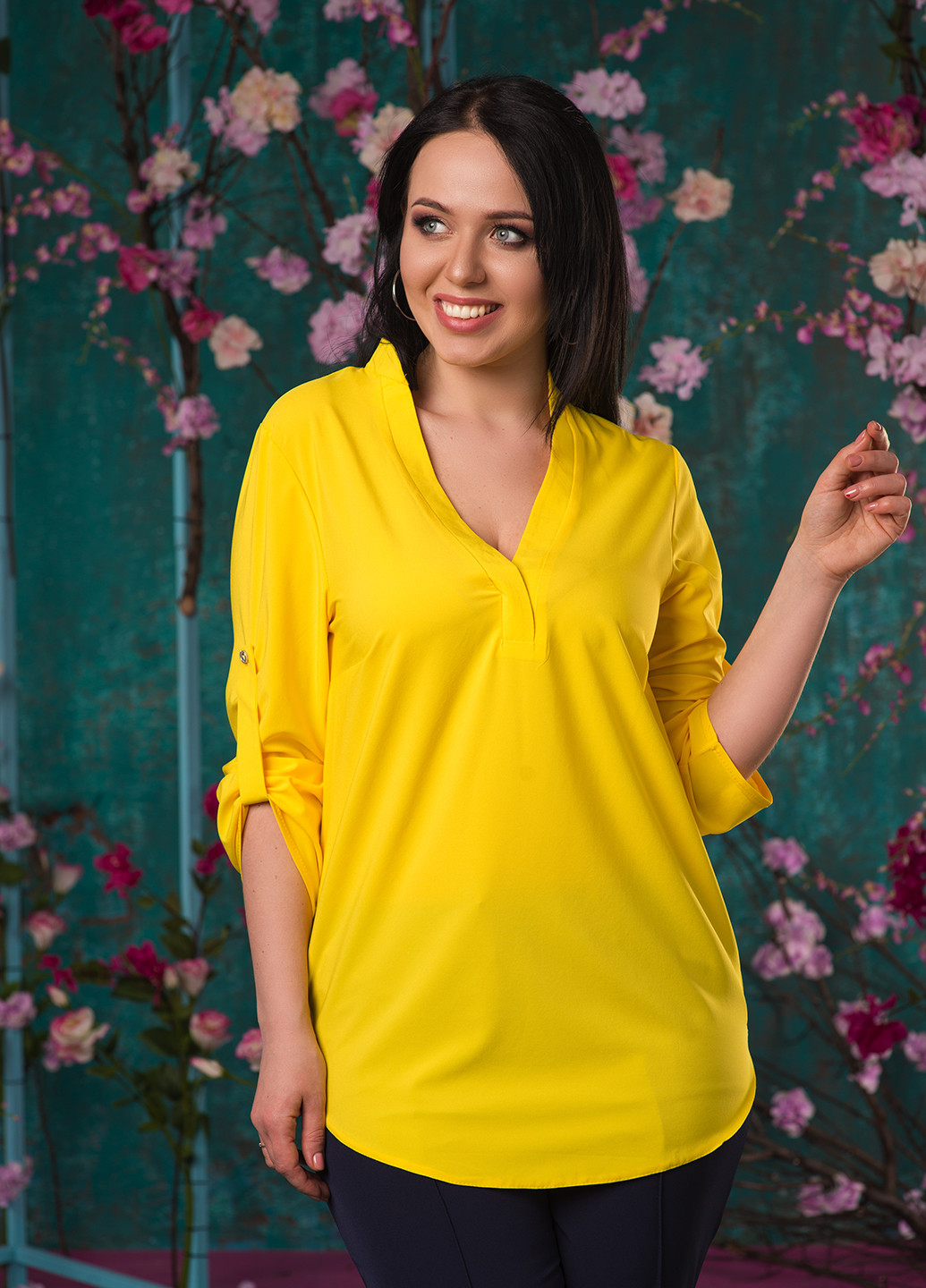 Жовта демісезонна блуза Elfberg