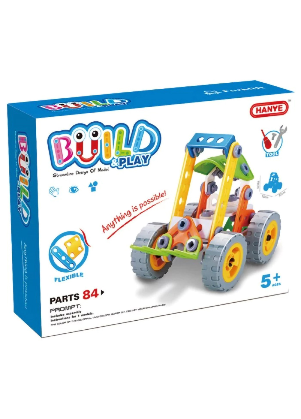 Дитячий конструктор Build&Play 84 деталей Hanye (254051875)