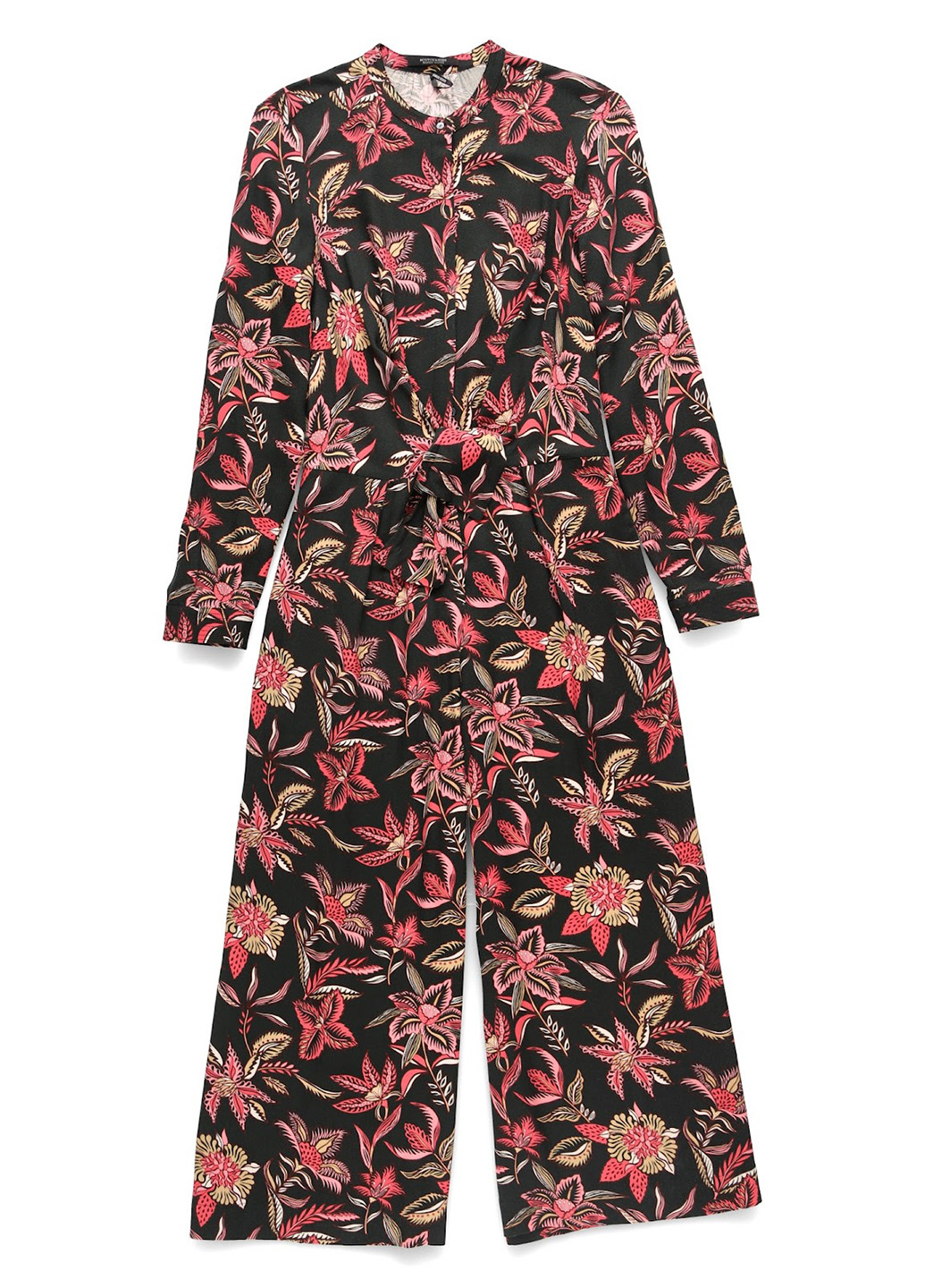 Комбинезон Scotch & Soda комбинезон-брюки цветочный комбинированный кэжуал вискоза