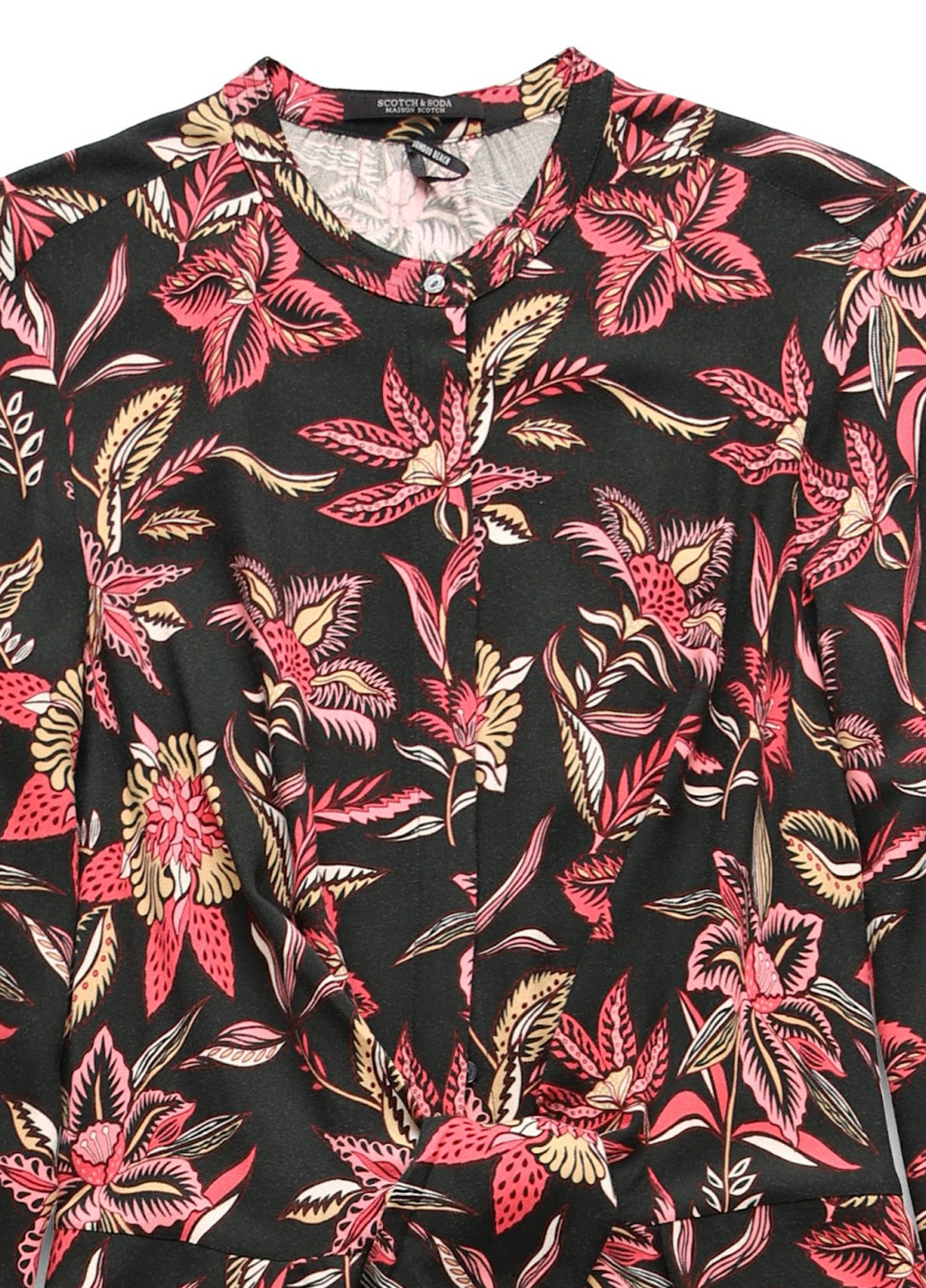 Комбинезон Scotch & Soda комбинезон-брюки цветочный комбинированный кэжуал вискоза