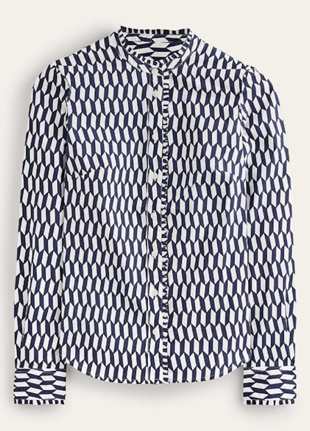 Цветная кэжуал рубашка с геометрическим узором Boden