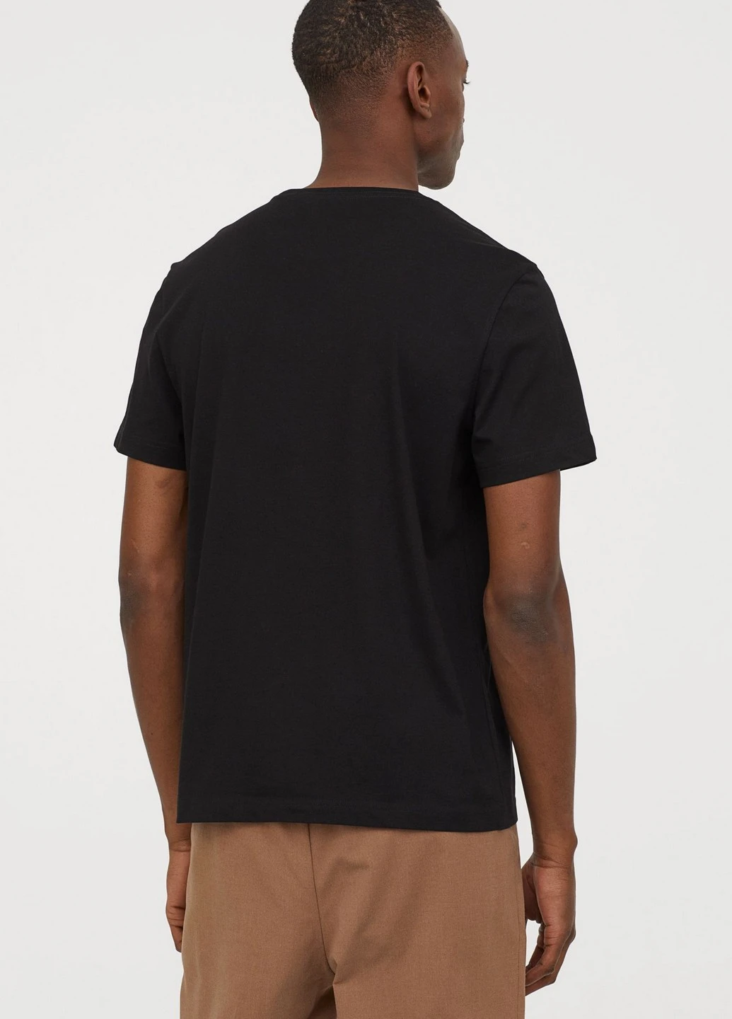 Черная футболка H&M