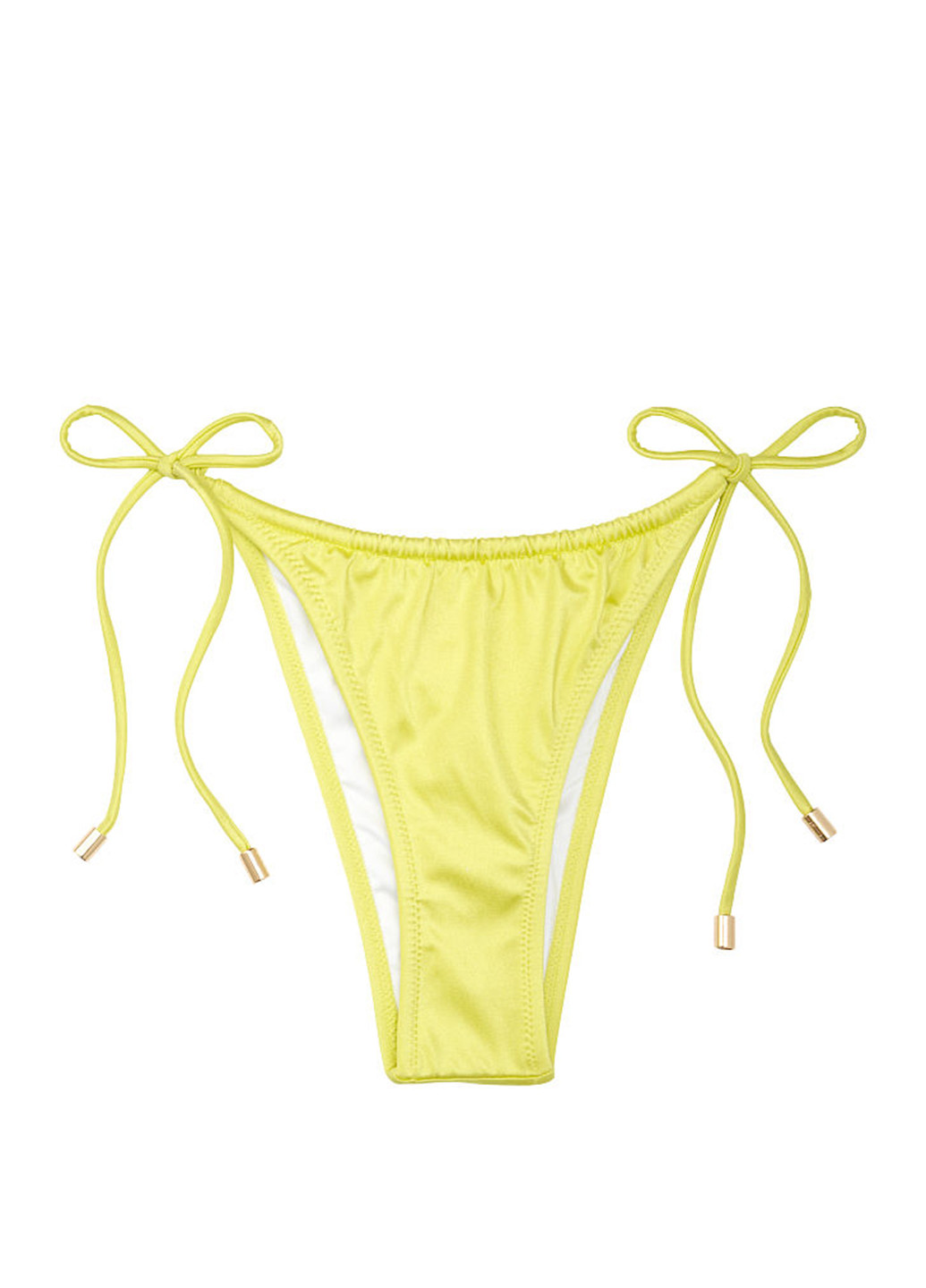 Желтый летний купальник (лиф, трусы) бикини, раздельный Victoria's Secret
