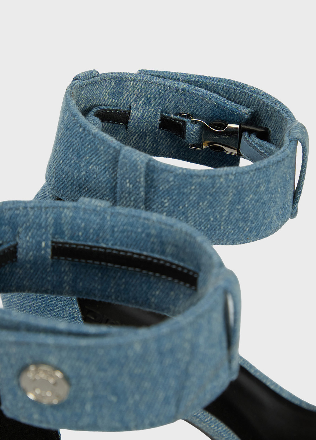 Темно-голубые босоножки PRPY