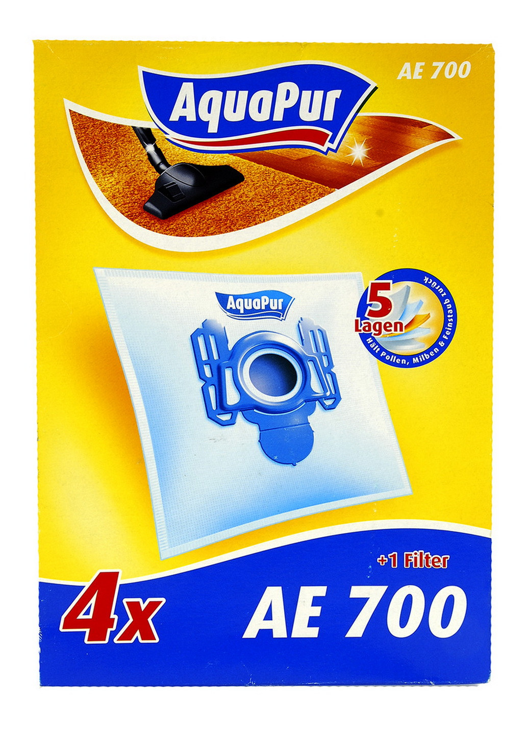 Набор мешков для пылесоса AE 700 (4 шт.) + 1 фильтр W5 (211518230)