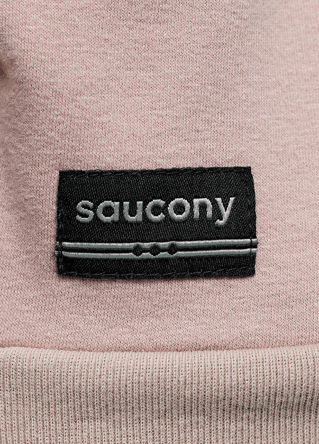 Пудровый свитшот Saucony однотонный нашивки (316111101)
