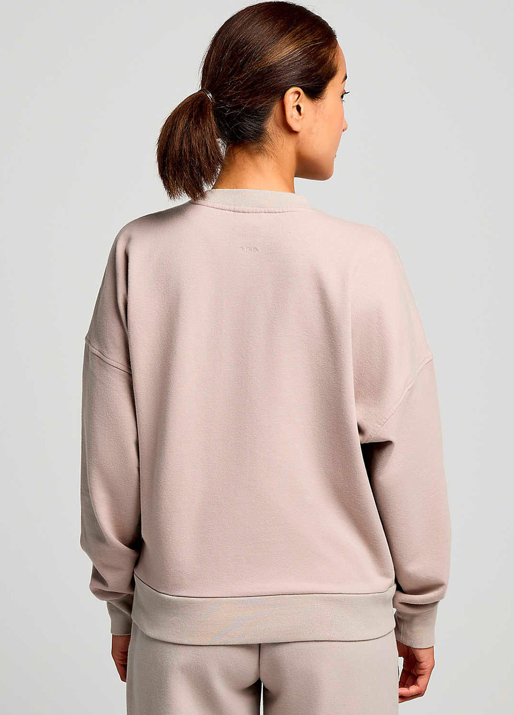 Пудровый свитшот Saucony однотонный нашивки (316111101)